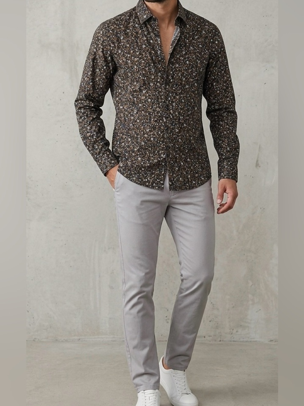 Express Men's Extra Slim Dress Shirt